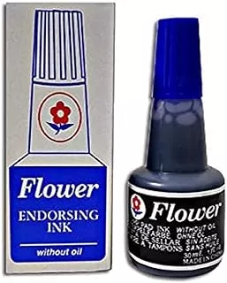 زجاجه حبر ختامه لون ازرق